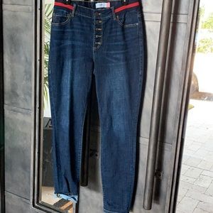 cabi Button Fly Skinny, Size 10